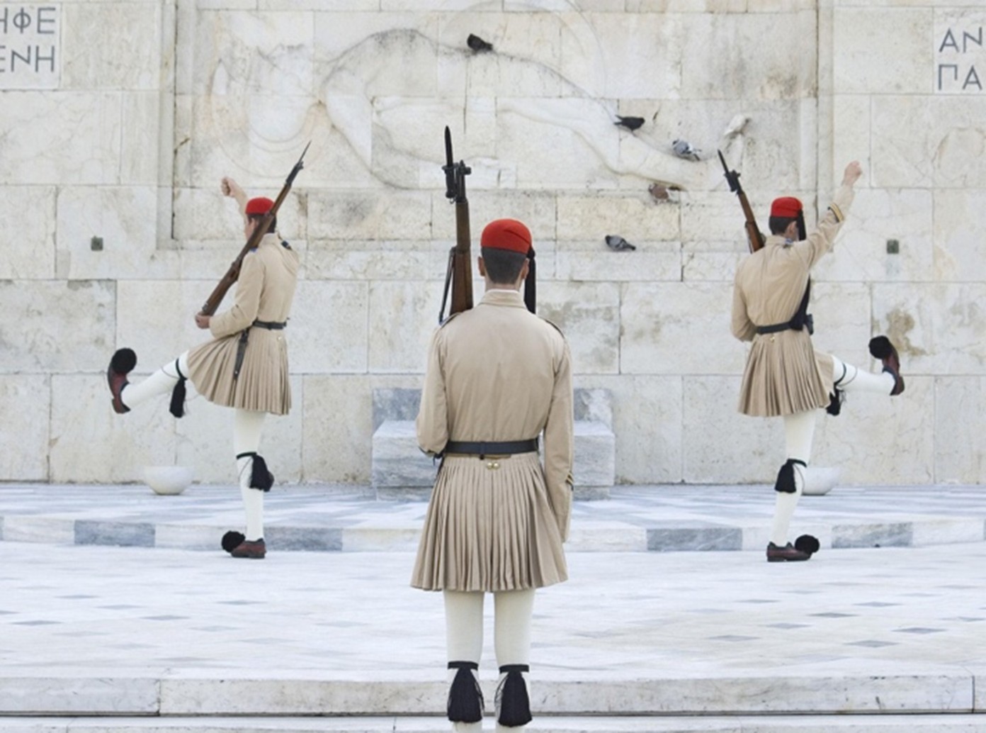 Syntagma Square and the Hellenic Parliament